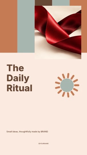 The Daily Ritual · Spectrum instagram story template