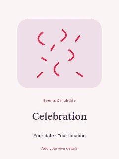 Celebration confetti cascade · Outline in Celebration · Picture window