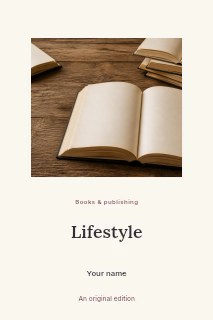 The little coffee book book cover template · Picture window