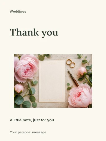 Coastal wedding celebration greeting card template
