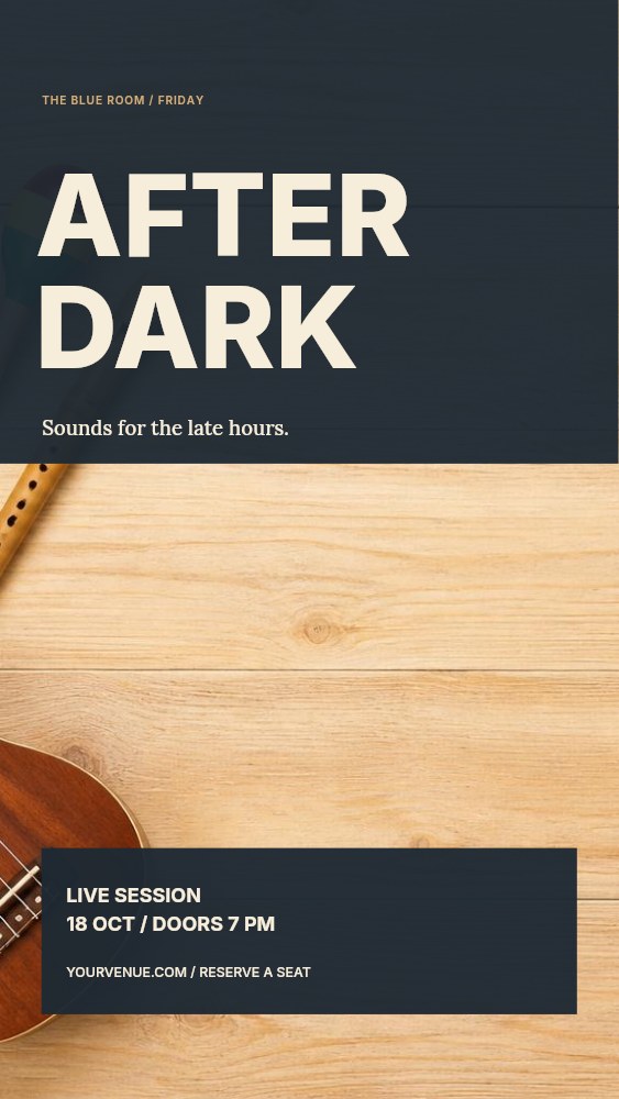 Collection of wooden musical instruments on table in After dark · Music story