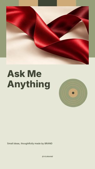 Ask Me Anything · Spectrum instagram story template