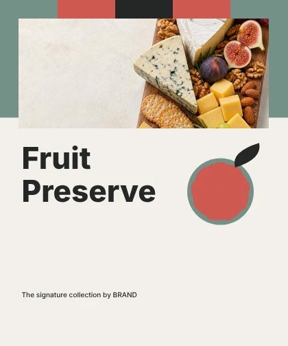 Fruit Preserve · Spectrum label template