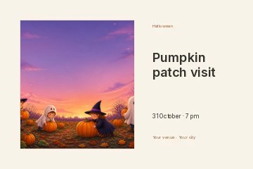 Halloween template collection