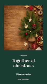 Christmas photo memories instagram story template · Quiet photo gallery