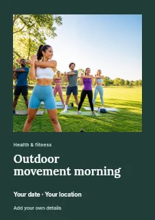 Group Outdoor Fitness Stretching Exercise in Outdoor movement morning · Gallery editorial