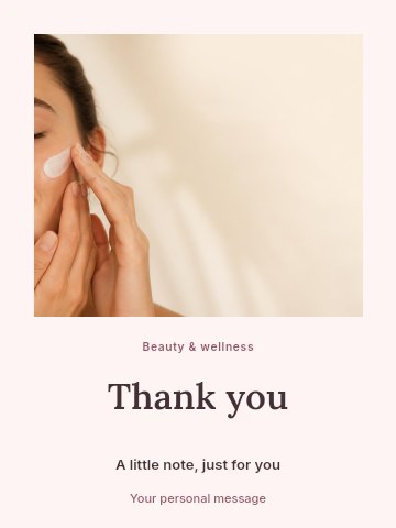 Mindfulness retreat greeting card template