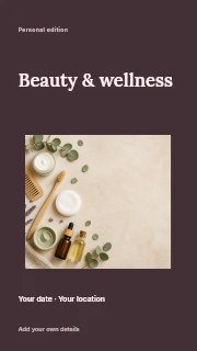 Beauty & wellness instagram story template · Modern programme