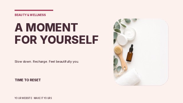 Beauty & wellness bold statement collection