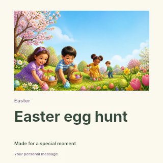 Easter egg hunt · Gallery editorial