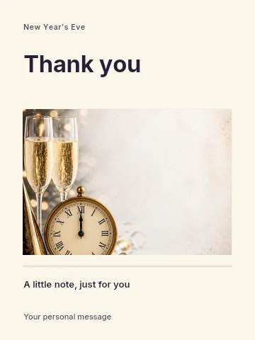 Midnight party greeting card template