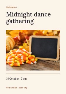 Midnight dance gathering · Title & photograph
