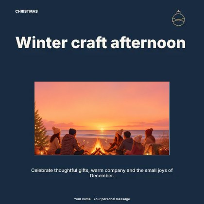 Winter craft afternoon · Spotlight