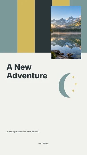 A New Adventure · Spectrum instagram story template