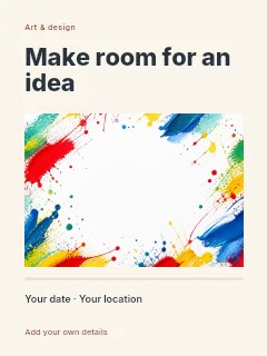 Abstract background photo design · Title & photograph