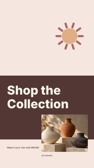 Shop the Collection · Stencil instagram story template