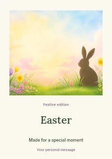 Easter flyer template · Quiet photo gallery