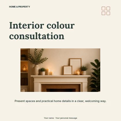 Interior colour consultation · Spotlight