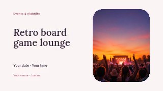 Retro board game lounge youtube thumbnail template · Horizontal photo dialogue