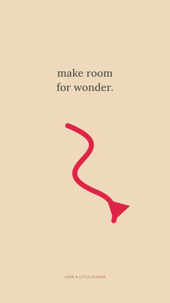 South wave arrow · solid head in Make room for wonder · Abstract wallpaper