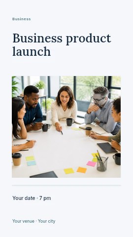 Business product launch instagram story template