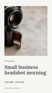 Small business headshot morning instagram story template · Gallery editorial