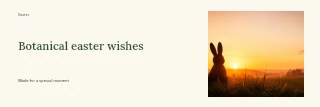 Botanical Easter wishes banner template · Horizontal photo dialogue