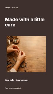 Hands crafting beaded jewelry with tools in Handmade photo showcase · Modern programme