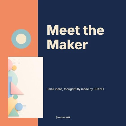 Meet the Maker · Column